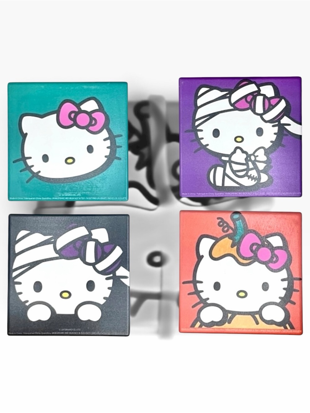 Hello Kitty Halloween Themed Coasters Set of 4